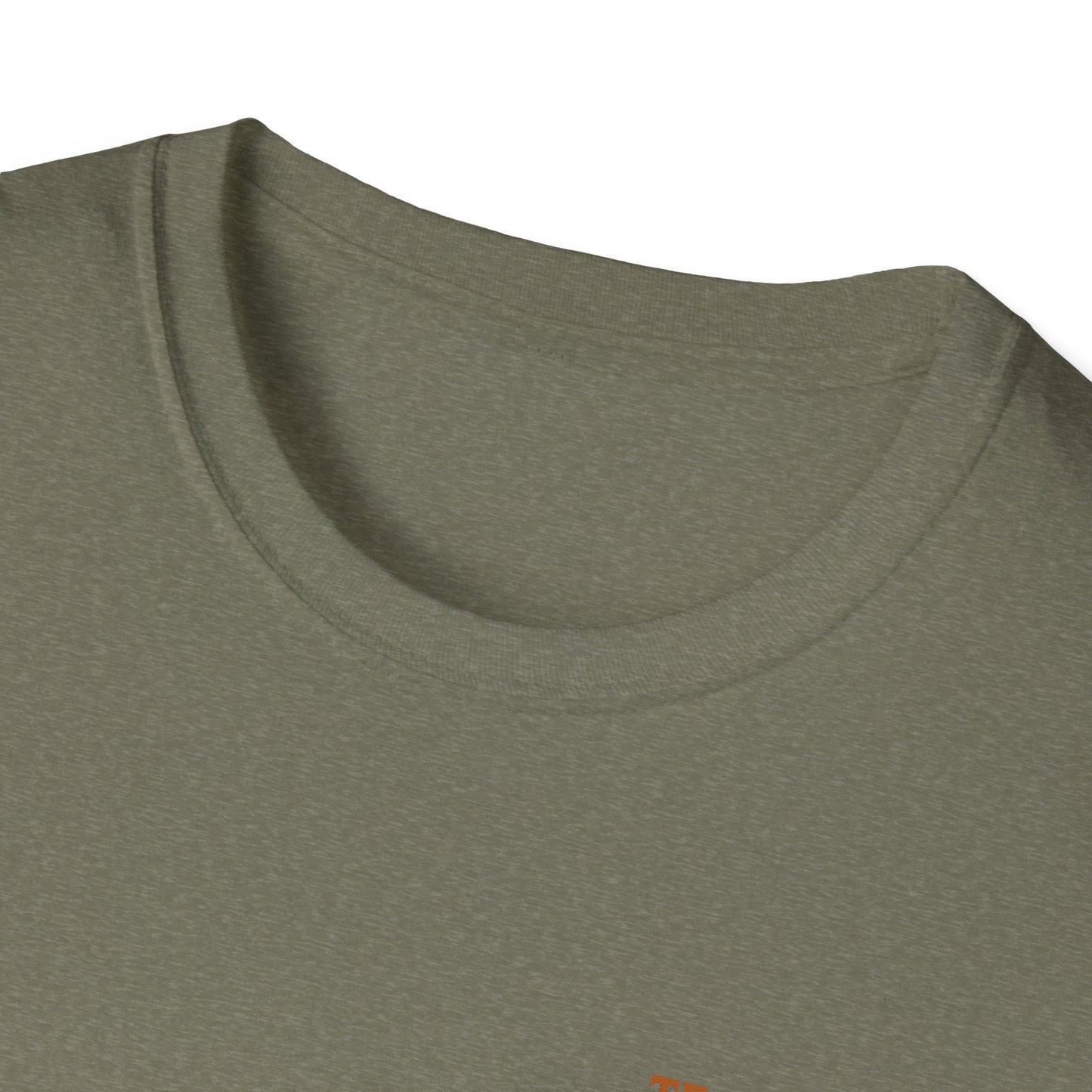 Adventure Awaits Unisex Softstyle T-Shirt - 'Four Walls Are Overrated' Camp Vibe Tee